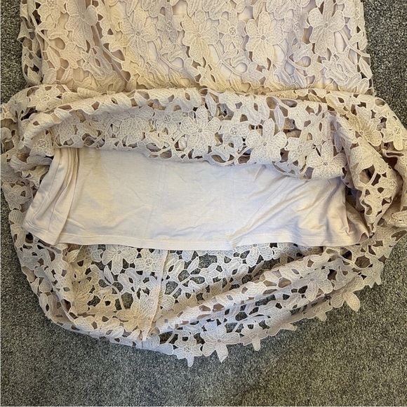 Express Women's Pink Floral Lace Midi Dress Sleeveless Size M - Medium - NWT$118 - Picture 6 of 16